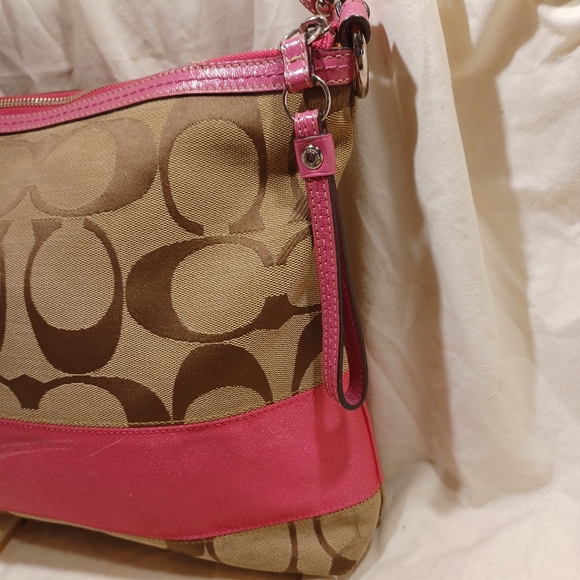 Coach stripe shoulder bag - Picture 3 of 9